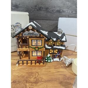 Department 56 Smokey Mountain Retreat The Original Snow Village With Magic Smoke
